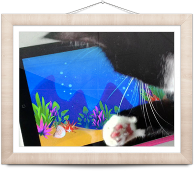 virtual aquarium cat game